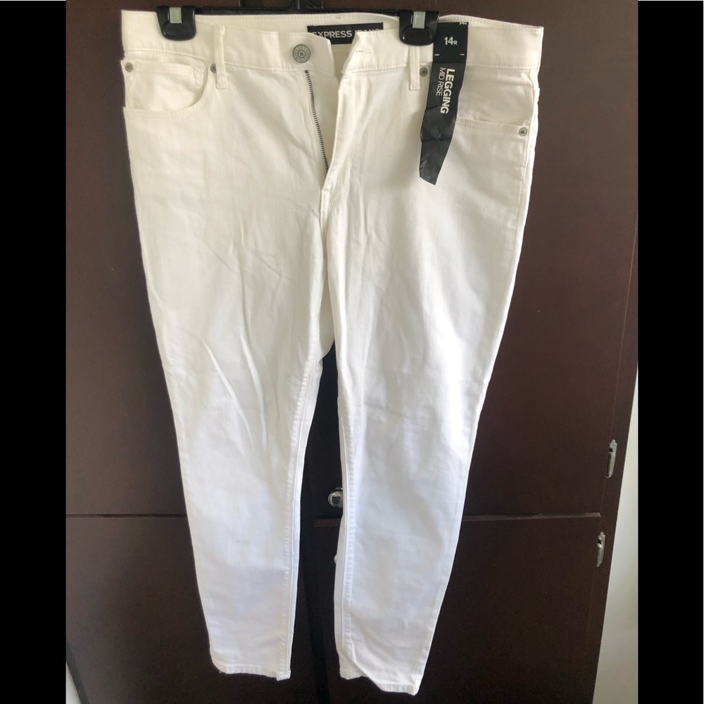 Express white jeans size 14R